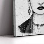 Πίνακας σε καμβά Frida in modern composition Καμβάς τελαρωμένος Όψη 4