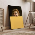 Πίνακας ζωγραφικής The story book reart (original Bouguereau) Καμβάς τελαρωμένος Όψη 4