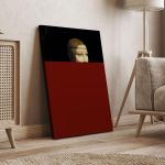 Canvas print The lady with an ermine reart (original Da Vinci) Framed canvas View 5