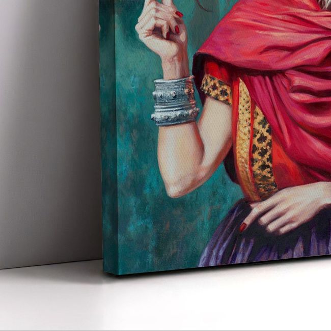 Canvas print Butterfly Frida detail Framed canvas View 5