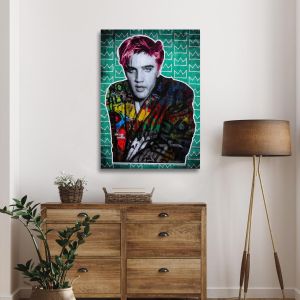 Canvas print Βlue sweat what? Framed canvas View 1 2