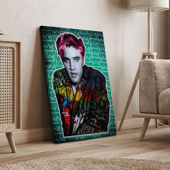 Canvas print Βlue sweat what? Framed canvas View 4