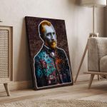 Canvas print Van Gogh on wall Framed canvas View 4