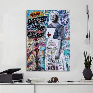 Canvas print Modern hero Framed canvas View 1