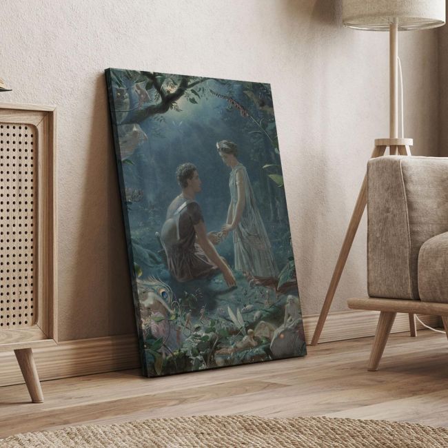 Canvas print Hermia and Lysander Simmons J. Framed canvas View 4