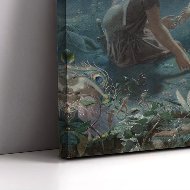 Πίνακας ζωγραφικής Hermia and Lysander Simmons J. Καμβάς τελαρωμένος Όψη 5