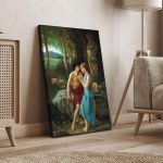 Canvas print Daphnis and Chloe Cabanel Pierre Framed canvas View 4