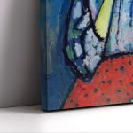 Πίνακας ζωγραφικής Portrait of a girl Alexej von Jawlensky Καμβάς τελαρωμένος Όψη 5