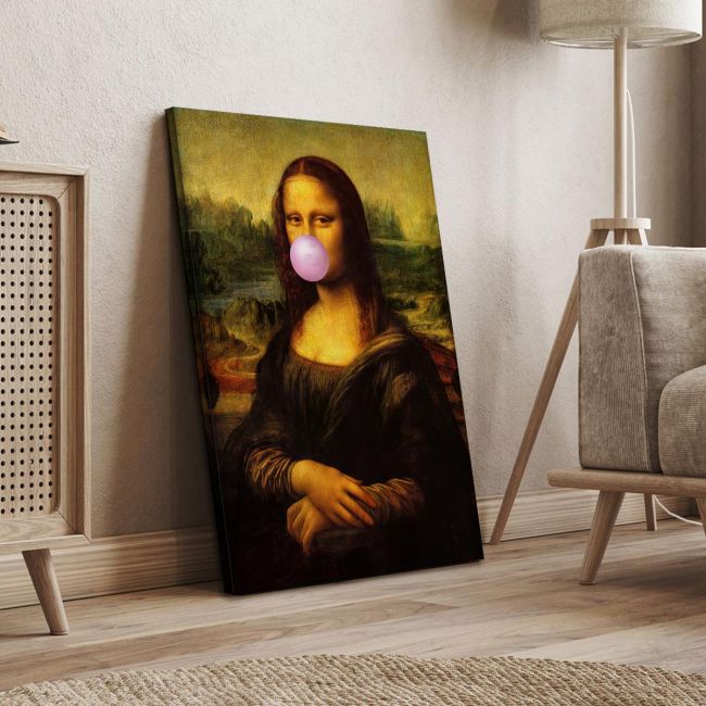 Canvas print Mona Lisa reart (original Leonardo da Vinci) Framed canvas View 4