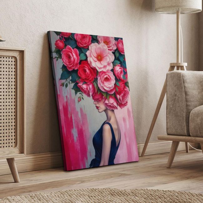 Canvas print Rose woman Framed canvas View 4