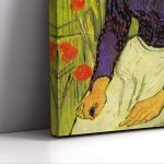 Canvas print Girl in a straw hat Vincent van Gogh Framed canvas View 5