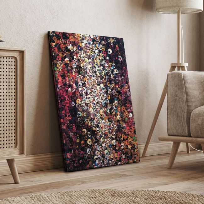 Canvas print A skull storm vertical Framed canvas View 4