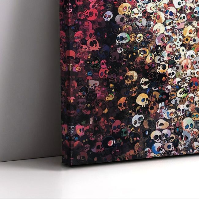 Canvas print A skull storm vertical Framed canvas View 5