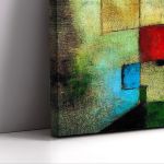 Canvas print Little painting of fir trees Klee P. Framed canvas View 5