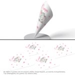 Paper candy cones  Baby Elephant Pink watercolor 3 18 ↕ View 2