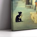 Canvas print The piper and the cat Framed canvas View 5