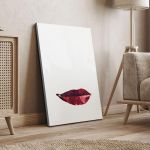 Πίνακας σε καμβά Pareidolic smile Καμβάς τελαρωμένος Όψη 4