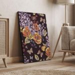 Canvas print Spring in vintage colours vertical Framed canvas View 4