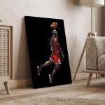 Πίνακας σε καμβά Air Jordan Καμβάς τελαρωμένος Όψη 4