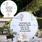 Wooden Baptism Sign, Some times, custom figure