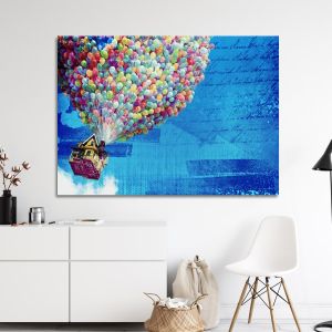 Canvas print Balloon house II Framed canvas View 1