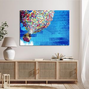 Canvas print Balloon house II Framed canvas View 1 2