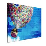 Canvas print Balloon house II Framed canvas View 4