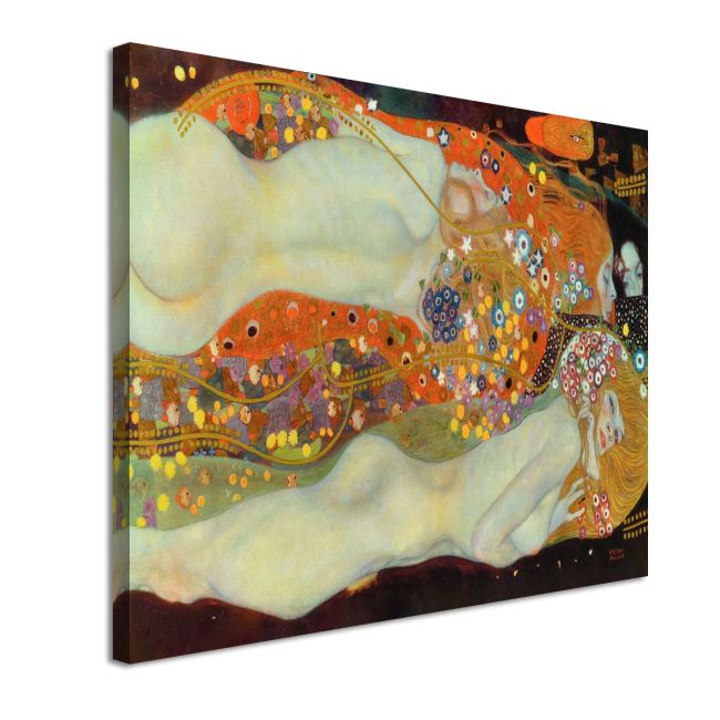 Canvas print Water serpents II Klimt Gustav Framed canvas View 4