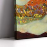 Πίνακας ζωγραφικής Water serpents II Klimt Gustav Καμβάς τελαρωμένος Όψη 5