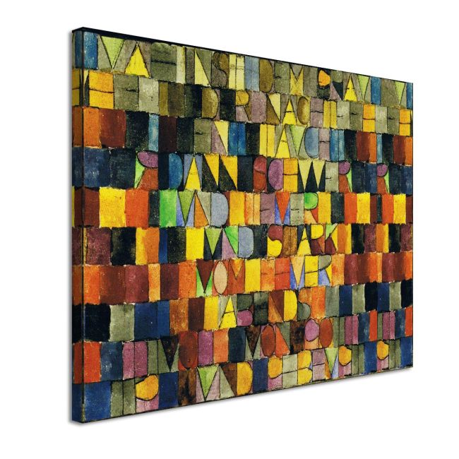 Canvas print Once emerged from the gray of the night Klee Paul Framed canvas View 4