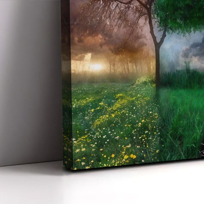 Πίνακας σε καμβά Four season trees