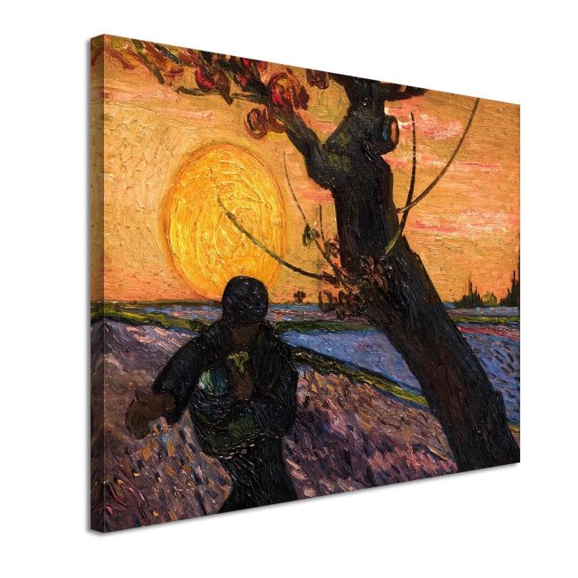 Canvas print The sower Vincent van Gogh Framed canvas View 4