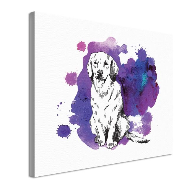 Canvas print Labrador Retriever Drawing Framed canvas View 4
