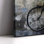 Πίνακας σε καμβά The first ride (street art) Καμβάς τελαρωμένος Όψη 5