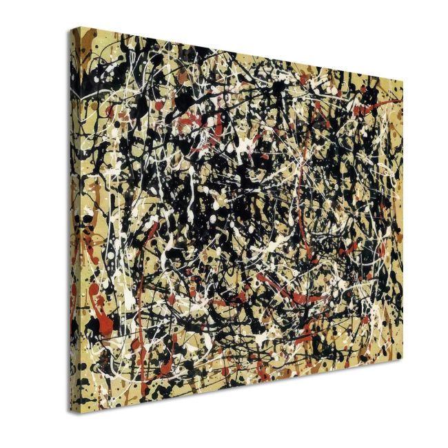 Canvas print In Pollock style Framed canvas View 4
