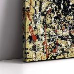 Πίνακας σε καμβά In Pollock style Καμβάς τελαρωμένος Όψη 5