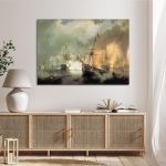 Canvas print The Naval Battle of Navarino Aivazovsky I. Framed canvas View 2