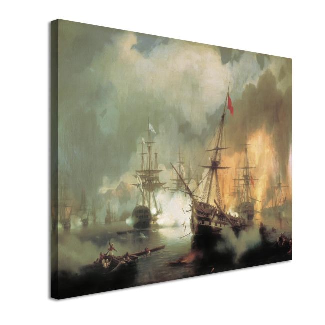 Canvas print The Naval Battle of Navarino Aivazovsky I. Framed canvas View 4