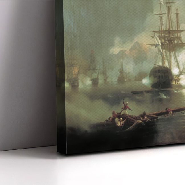 Canvas print The Naval Battle of Navarino Aivazovsky I. Framed canvas View 5