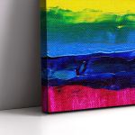 Canvas print Small rainbow painting Framed canvas View 5