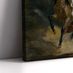 Canvas print The Combat of the Giaour and Hassan Delacroix Eugene Framed canvas View 5