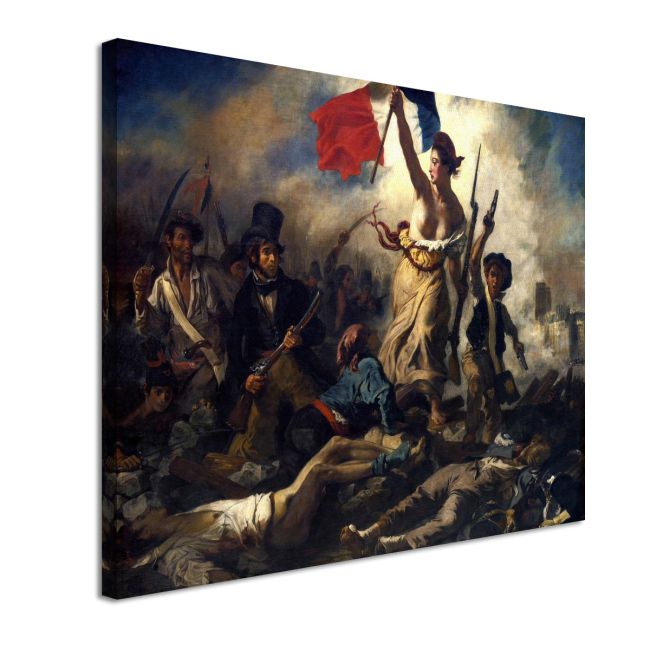Canvas print Liberty Leading the People Delacroix Eugene Framed canvas View 4