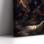 Πίνακας ζωγραφικής Liberty Leading the People Delacroix Eugene Καμβάς τελαρωμένος Όψη 5