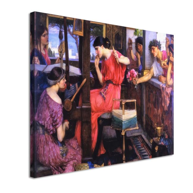 Canvas print Penelope and the suitors Waterhouse J. W. Framed canvas View 4