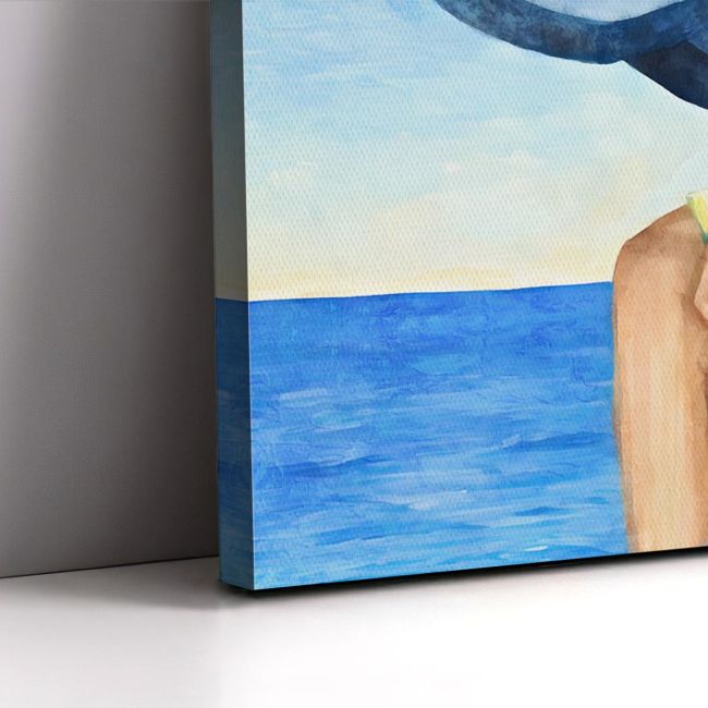 Canvas print Hat and watermelon Framed canvas View 5