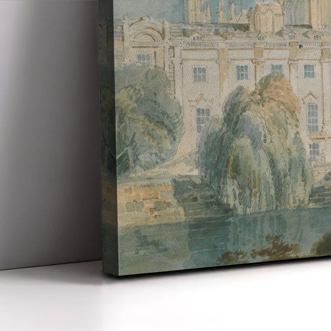 Canvas print Clare hall and King’s college chapel Turner J. M. W. Framed canvas View 5
