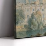 Canvas print Clare hall and King’s college chapel Turner J. M. W. Framed canvas View 5