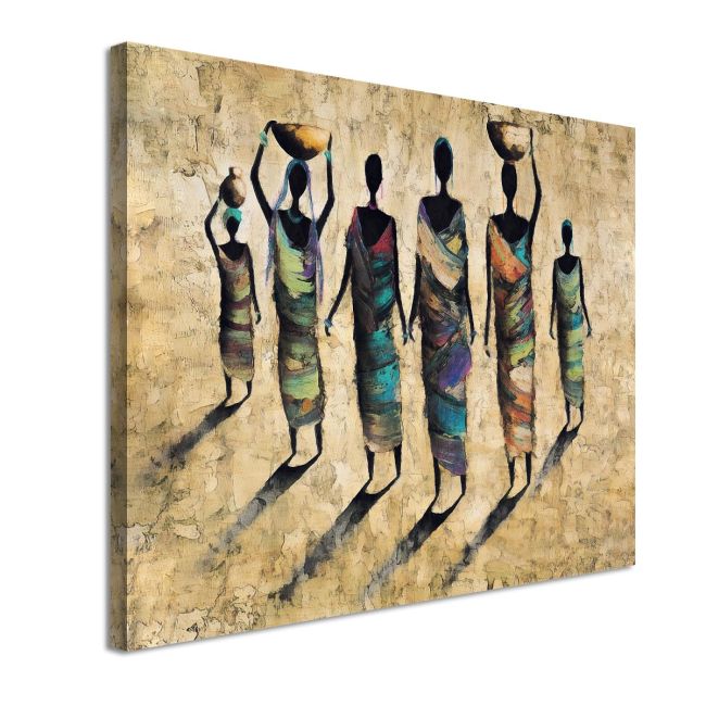 Πίνακας σε καμβά Morning chores Καμβάς τελαρωμένος Όψη 4