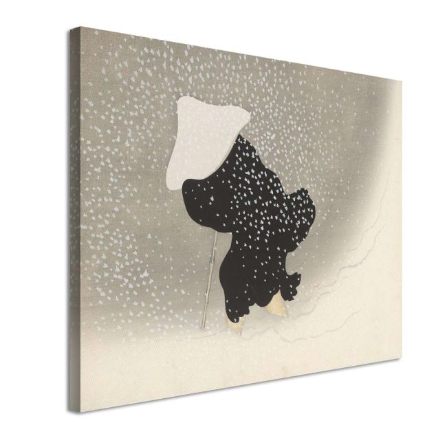Canvas print Dwarrelende sneeuw  Kamisaka Sekka Framed canvas View 4