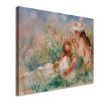Canvas print Girls in the grass  Renoir A. Framed canvas View 4